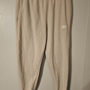 Great condition tan Nike Joggers size L